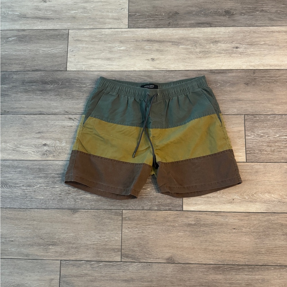 Cotton On Men's Green and Brown Hybrid Shorts